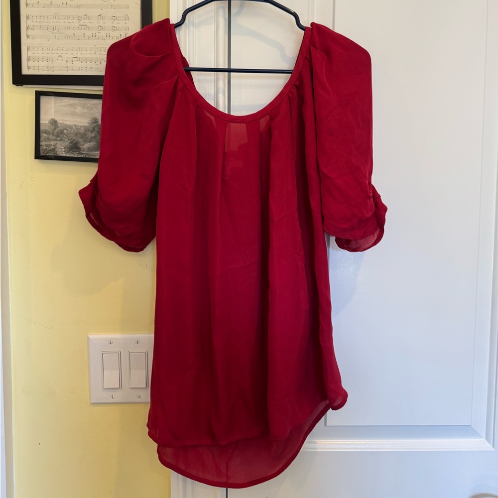 Joie Red Blouse